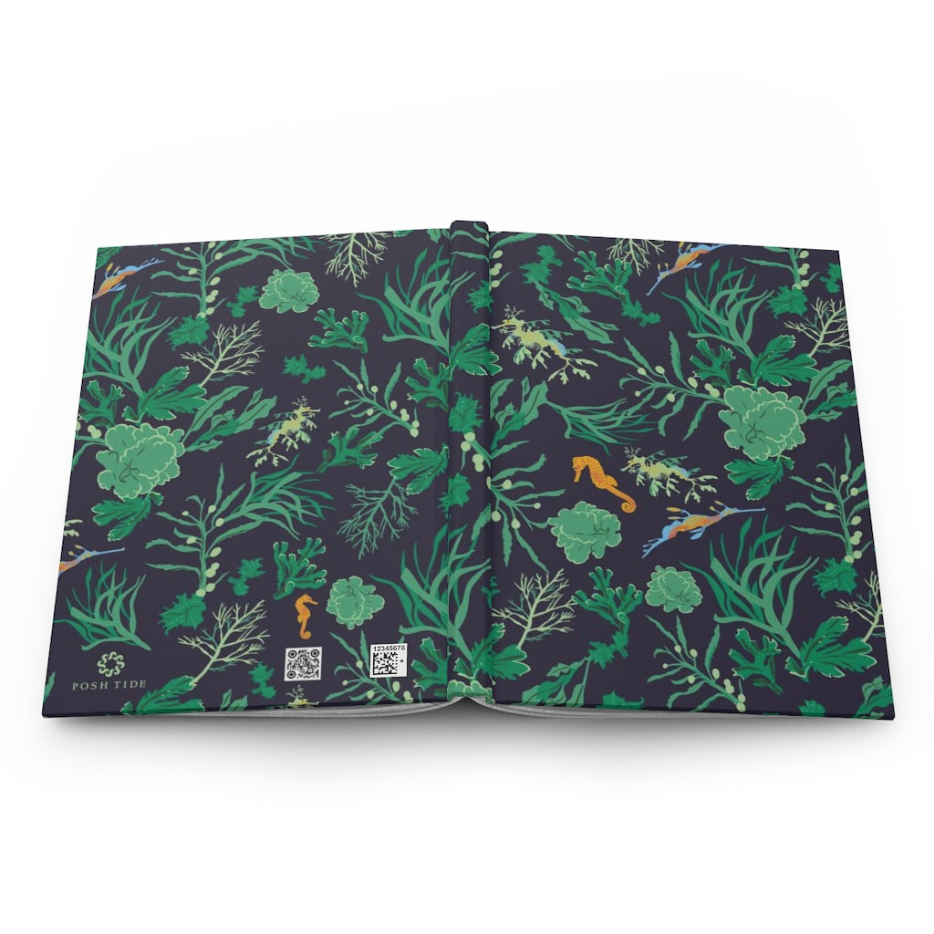 Seahorses Hardcover Journal - Posh Tide