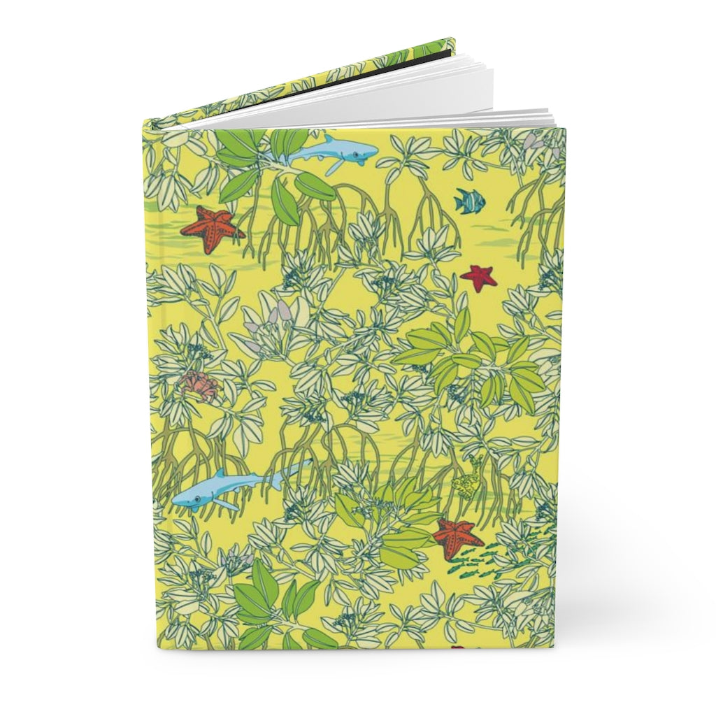 Mangroves in Yellow Hardcover Journal - Posh Tide