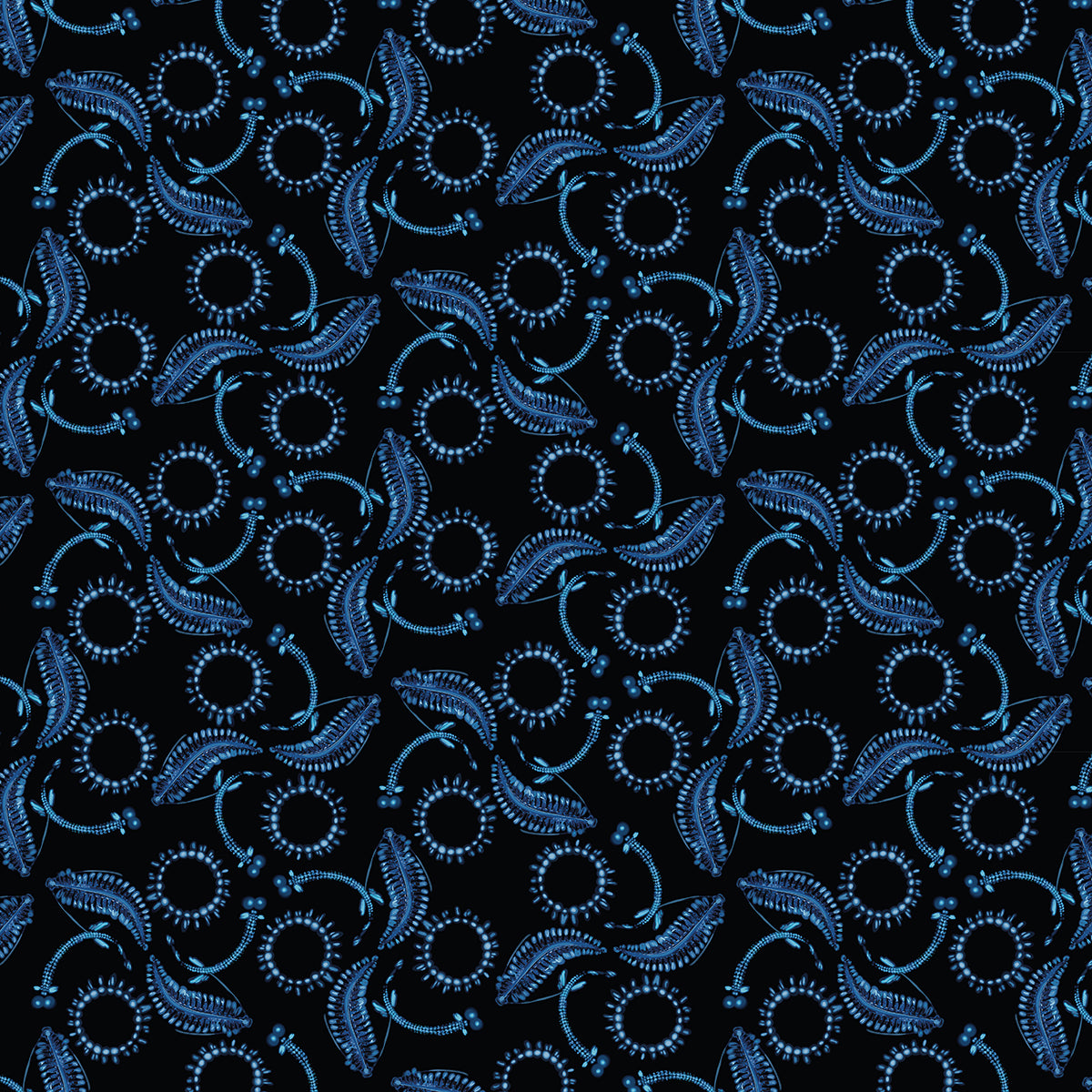Bioluminescent Long Zip Wallet - Posh Tide