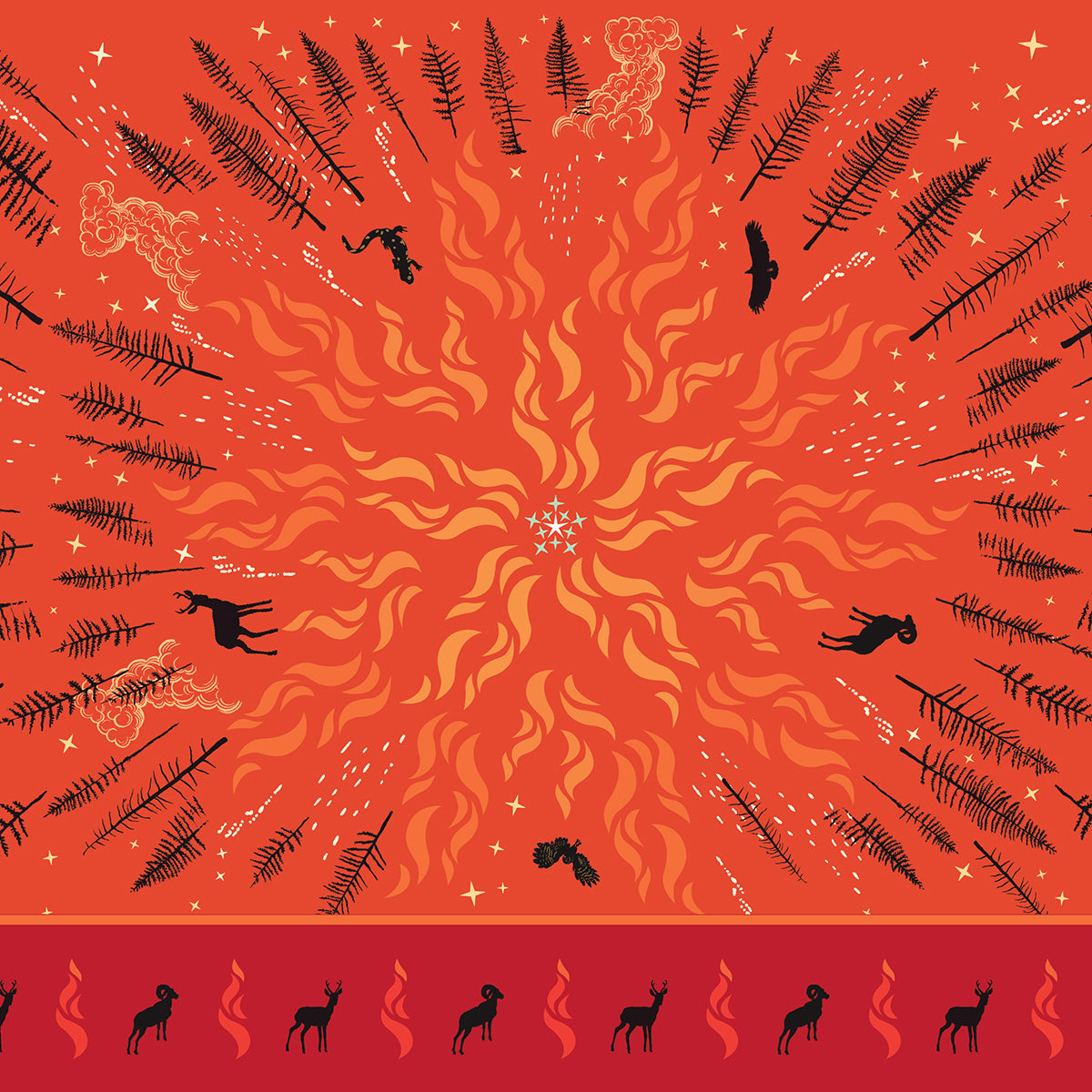 Fire Hardcover Journal