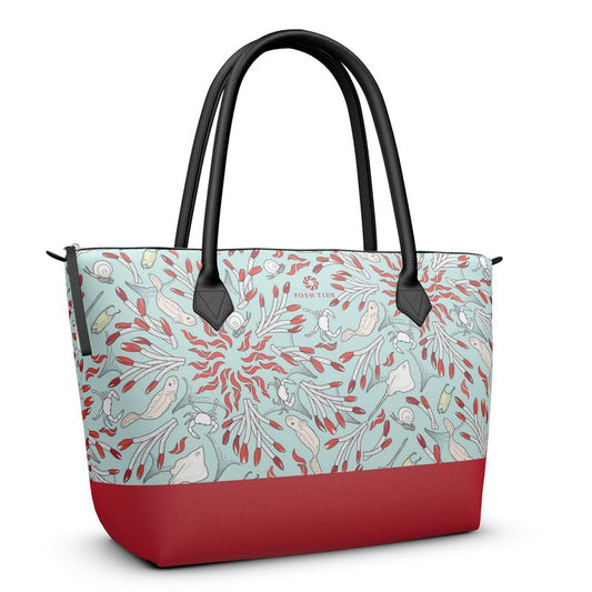 Hydrothermal Vents Zip Top Tote by Posh Tide - Posh Tide