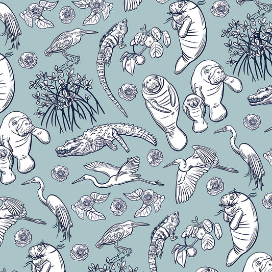 Only in Florida Manatee Scarf