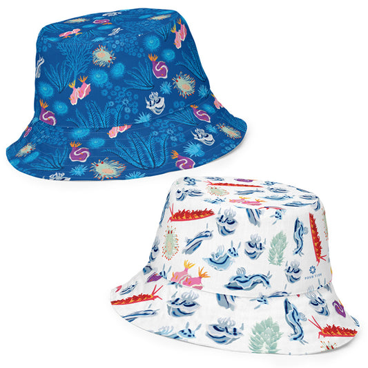 Nudibranch Reversible Bucket Hat Posh Tide