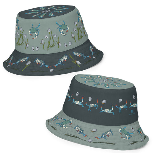 Marsh Periwinkle Reversible Bucket Hat