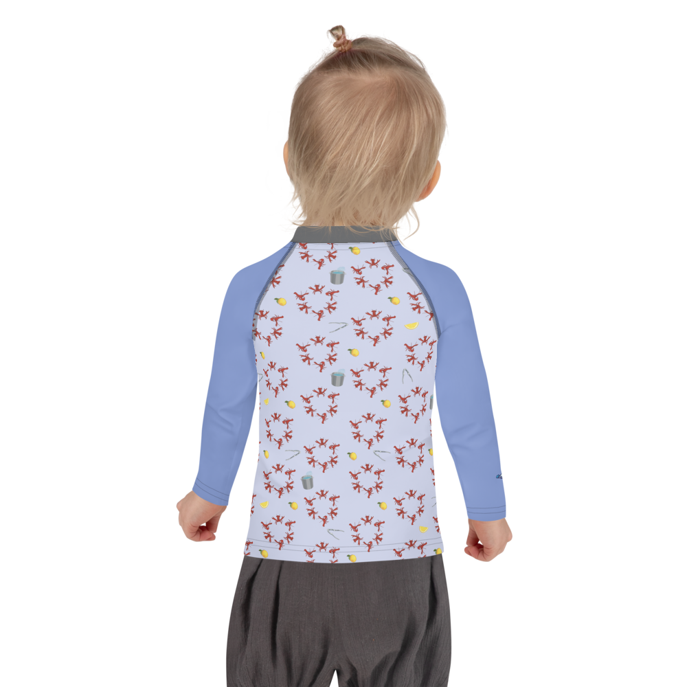 Lobster Pots Kids Rash Guard - Posh Tide