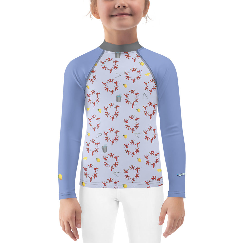 Lobster Pots Kids Rash Guard - Posh Tide