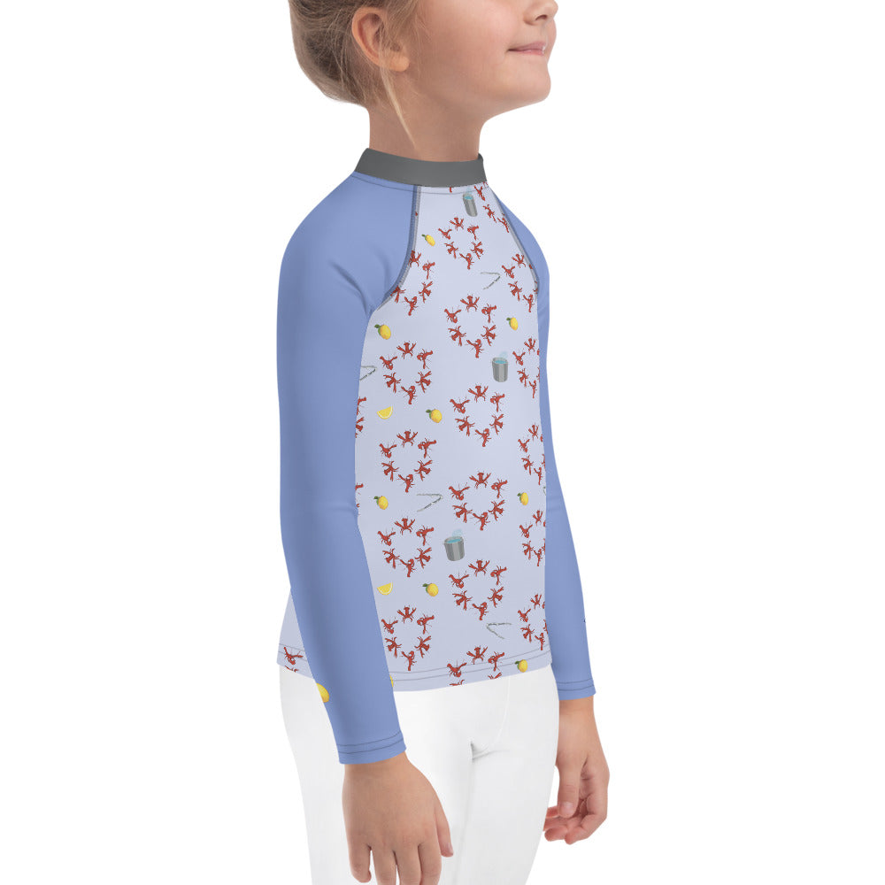 Lobster Pots Kids Rash Guard - Posh Tide