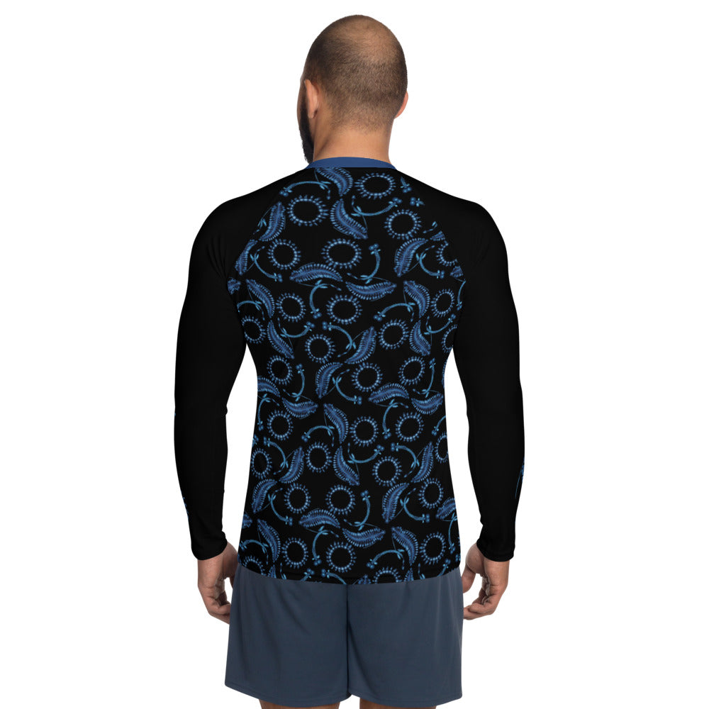 Bioluminescence Men's Rash Guard - Posh Tide