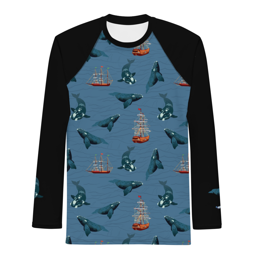 Whales - Right Whales Women's Rash Guard - Posh Tide