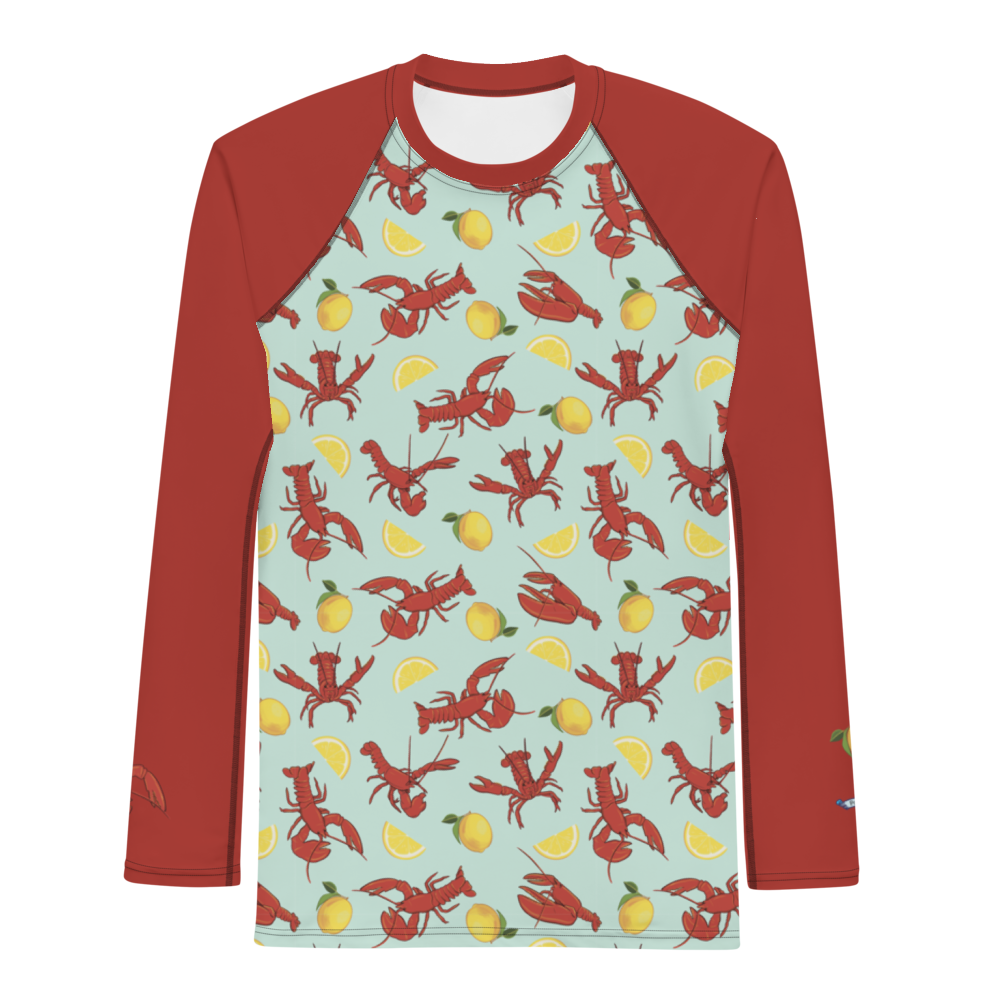 Lobsters and Lemons Women's Rash Guard - Posh Tide
