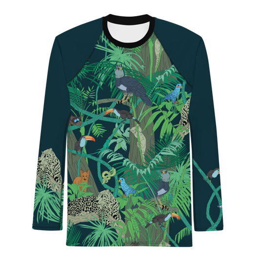 Jungle Men's Rash Guard - Posh Tide