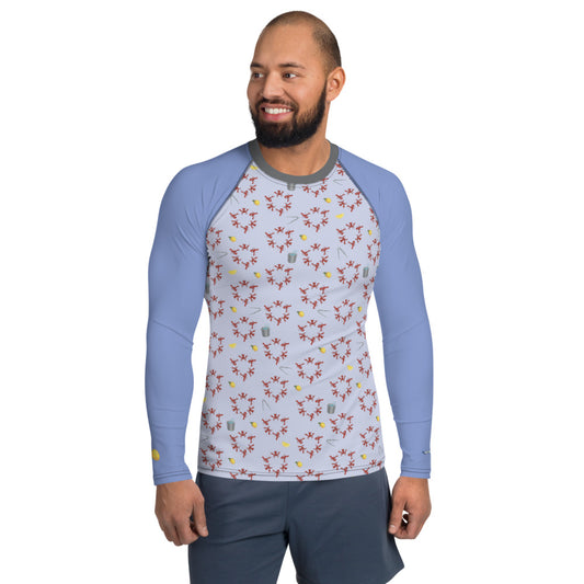 Lobster Pots Men's Rash Guard - Posh Tide