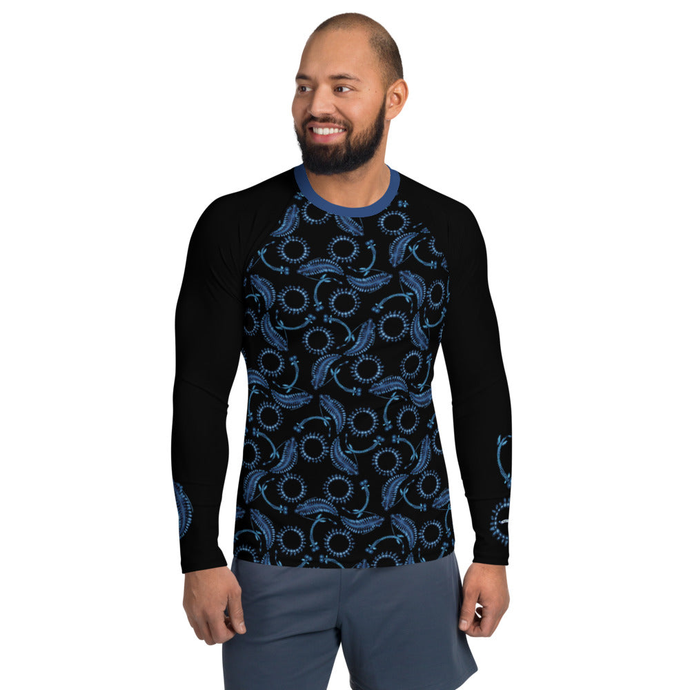 Bioluminescence Men's Rash Guard - Posh Tide