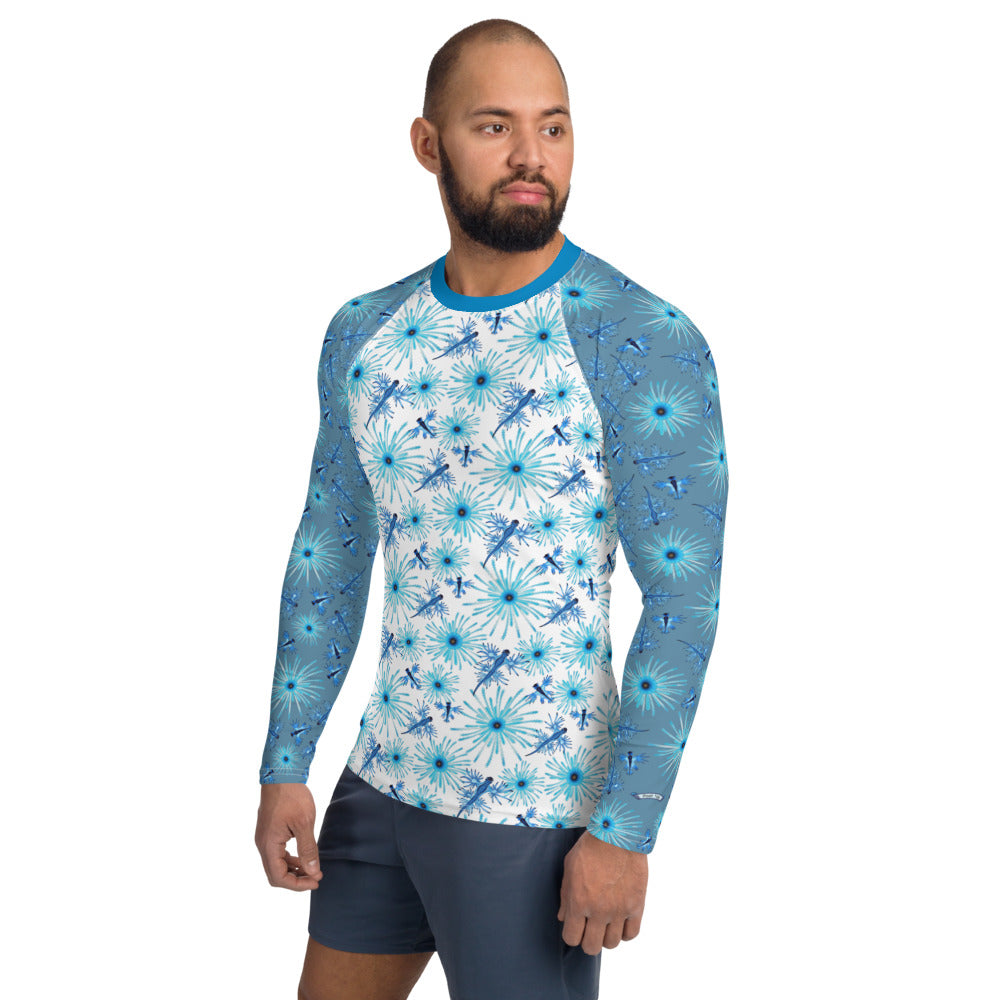 Blue Dragon Men's Rash Guard - Posh Tide