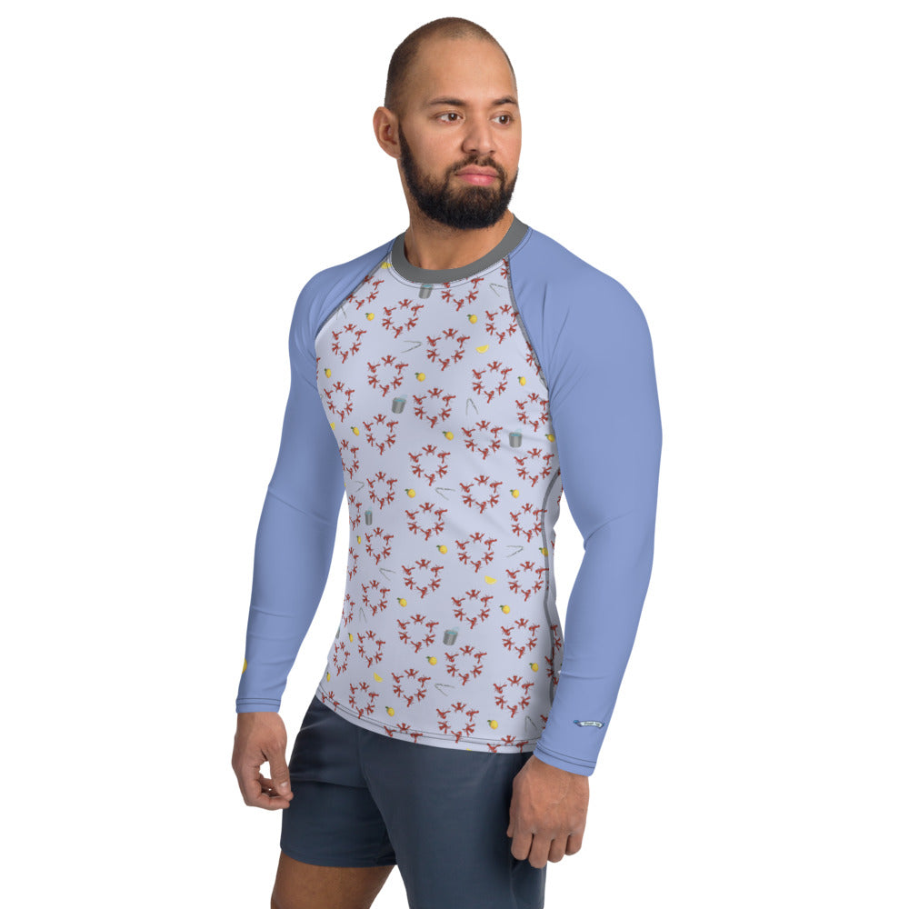 Lobster Pots Men's Rash Guard - Posh Tide
