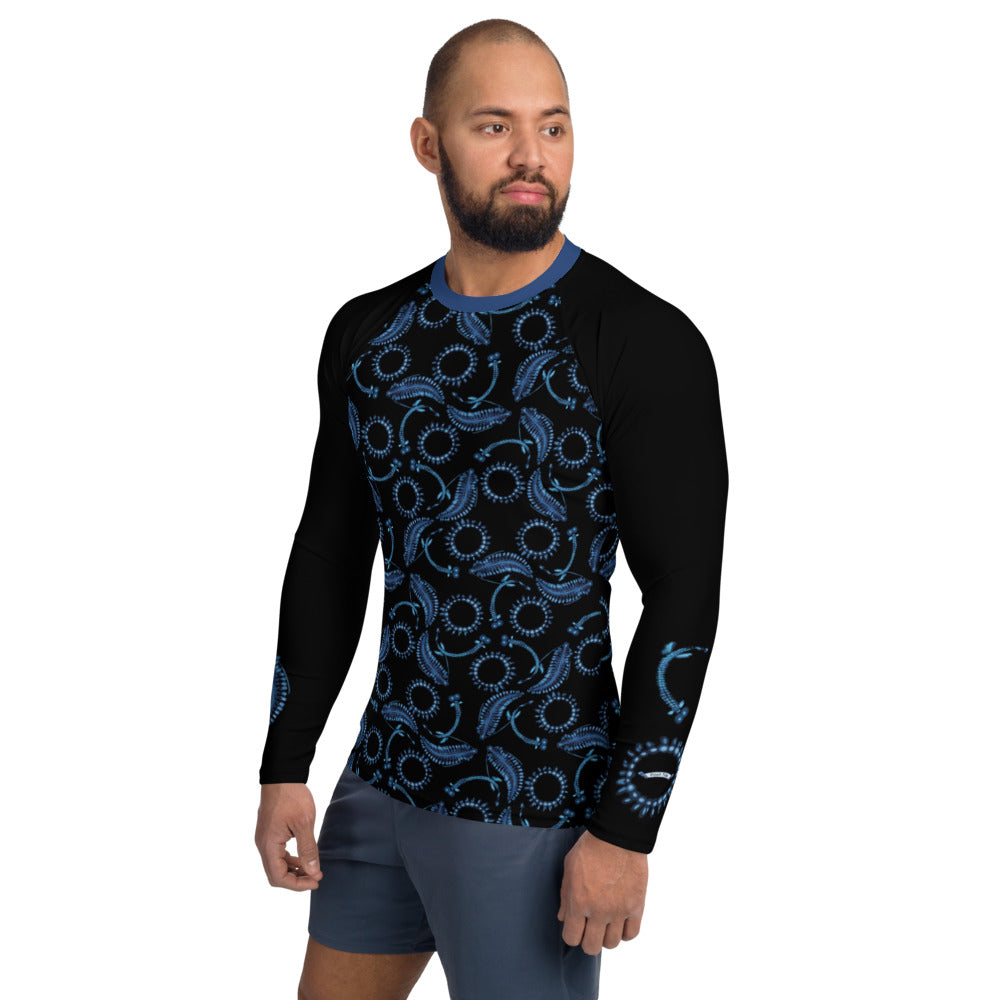 Bioluminescence Men's Rash Guard - Posh Tide