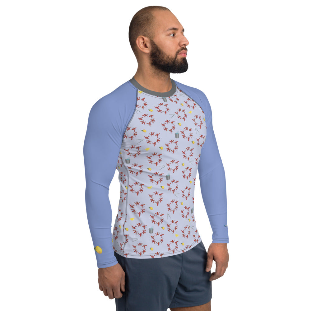 Lobster Pots Men's Rash Guard - Posh Tide