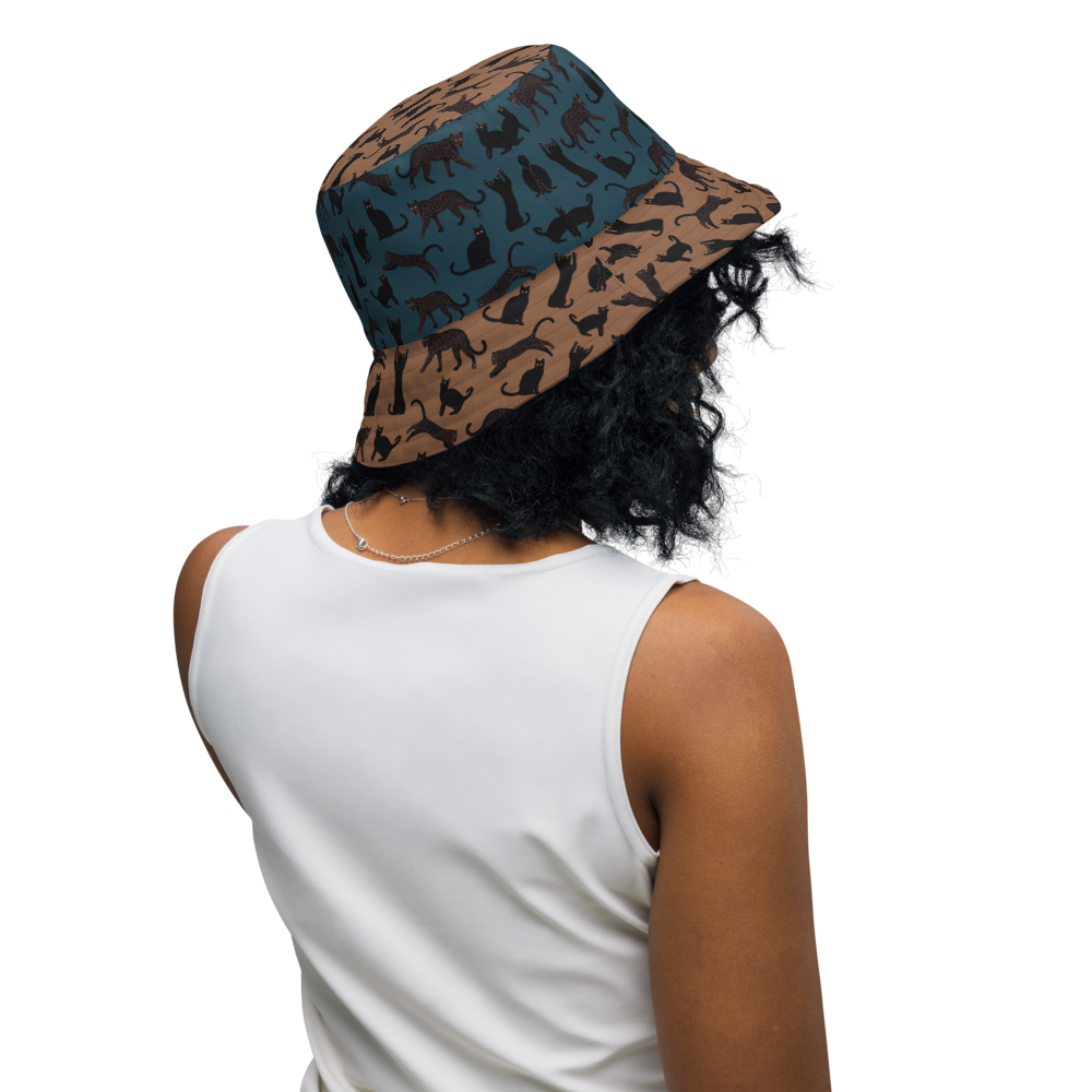 Big Cats Reversible Bucket Hat
