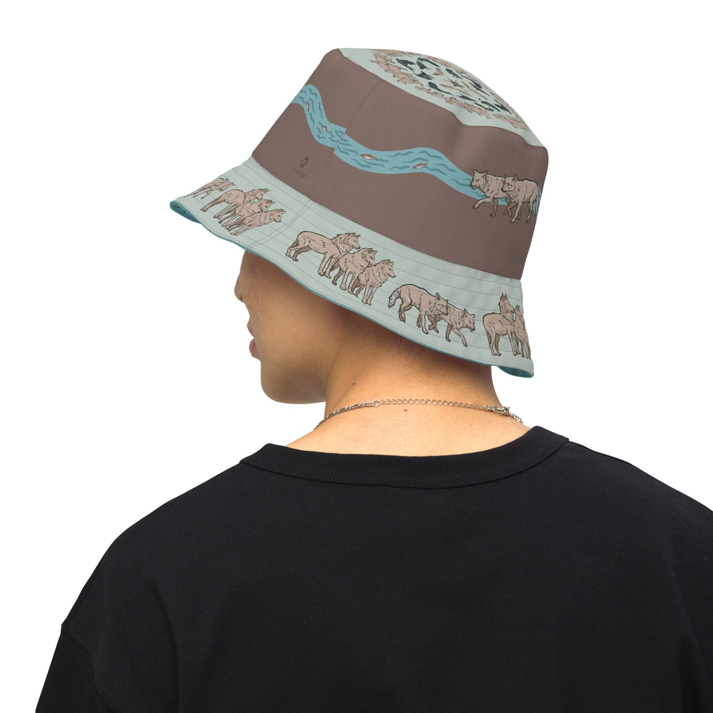 Wolf Trophic Cascade Bucket Hat