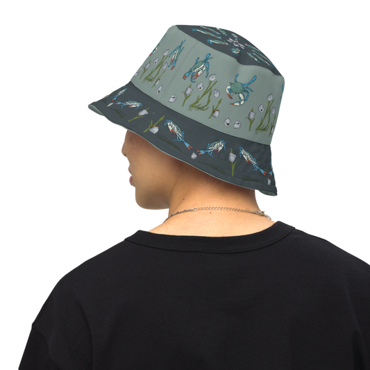 Marsh Periwinkle Reversible Bucket Hat