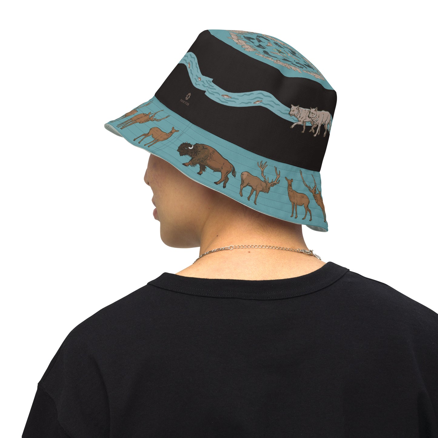 Wolf Trophic Cascade Bucket Hat