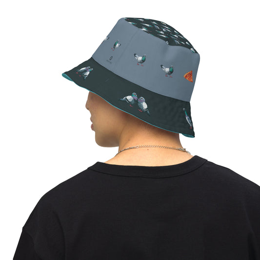 Urban Birds Reversible Bucket Hat