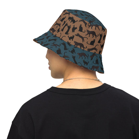 Big Cats Reversible Bucket Hat