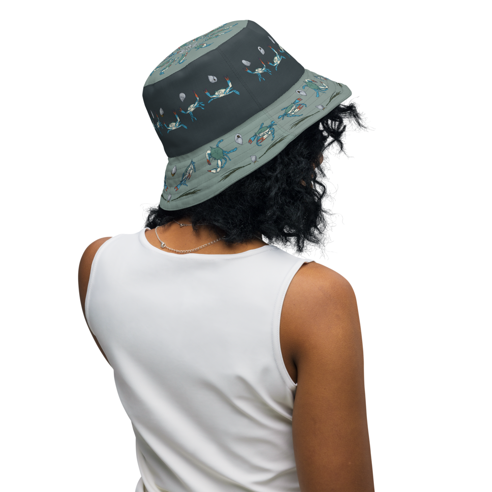 Marsh Periwinkle Reversible Bucket Hat