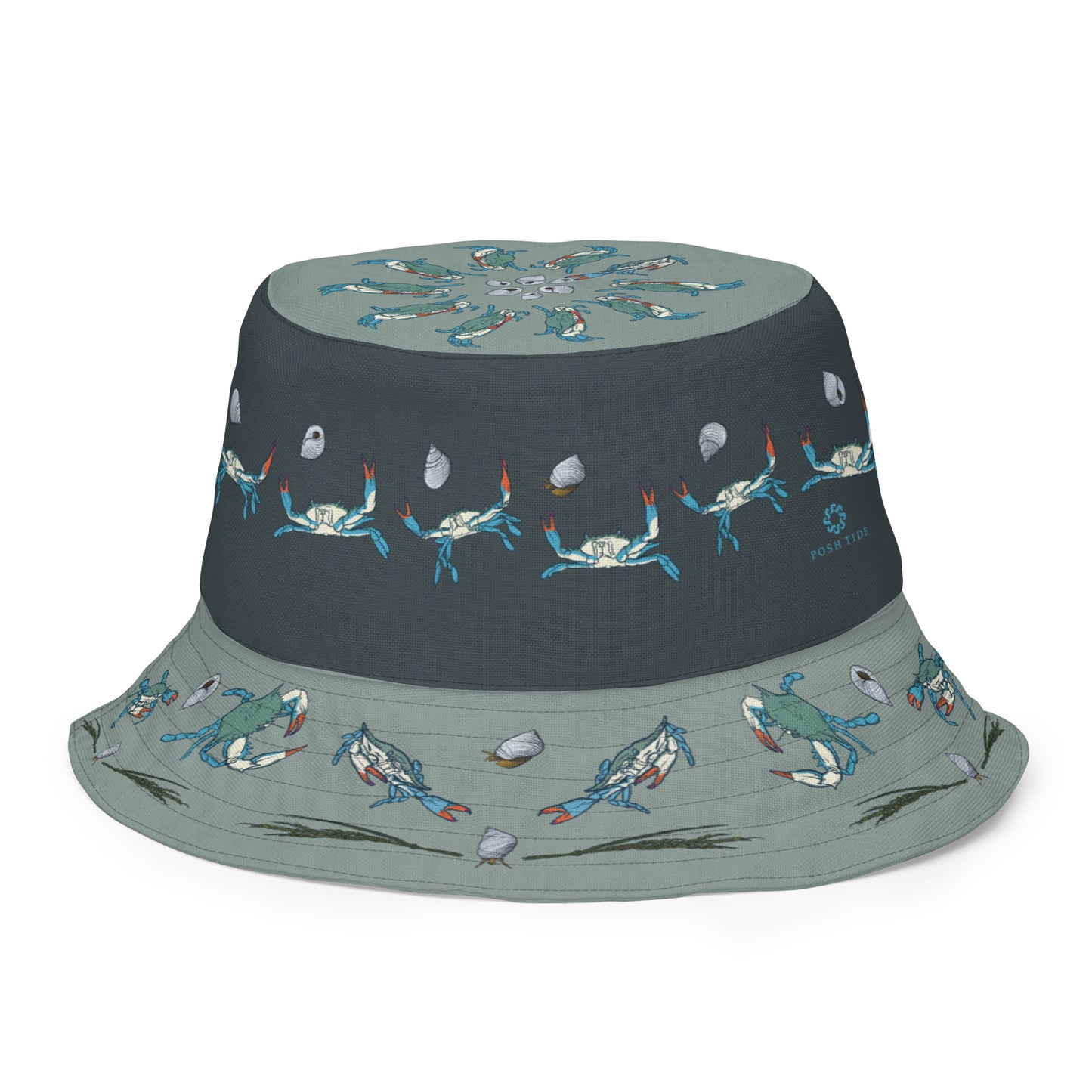 Marsh Periwinkle Reversible Bucket Hat