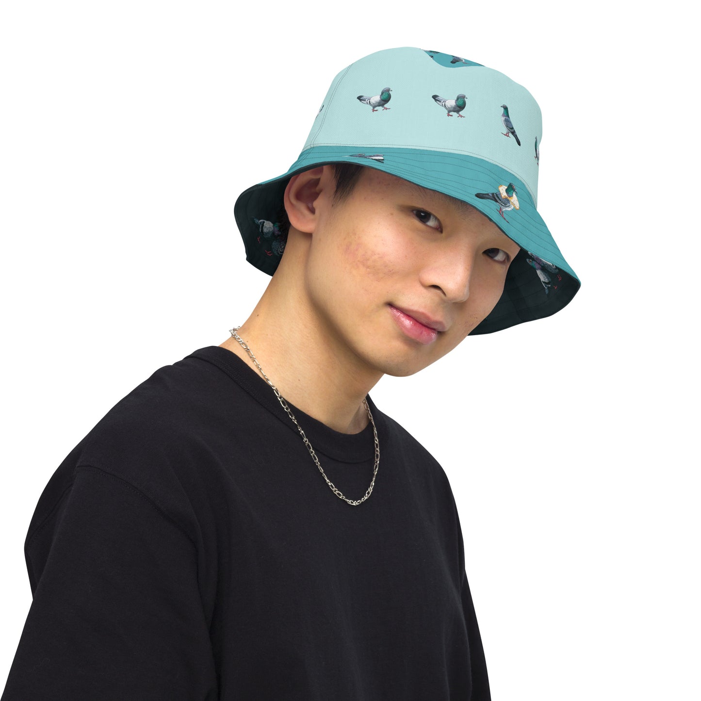 Urban Birds Reversible Bucket Hat