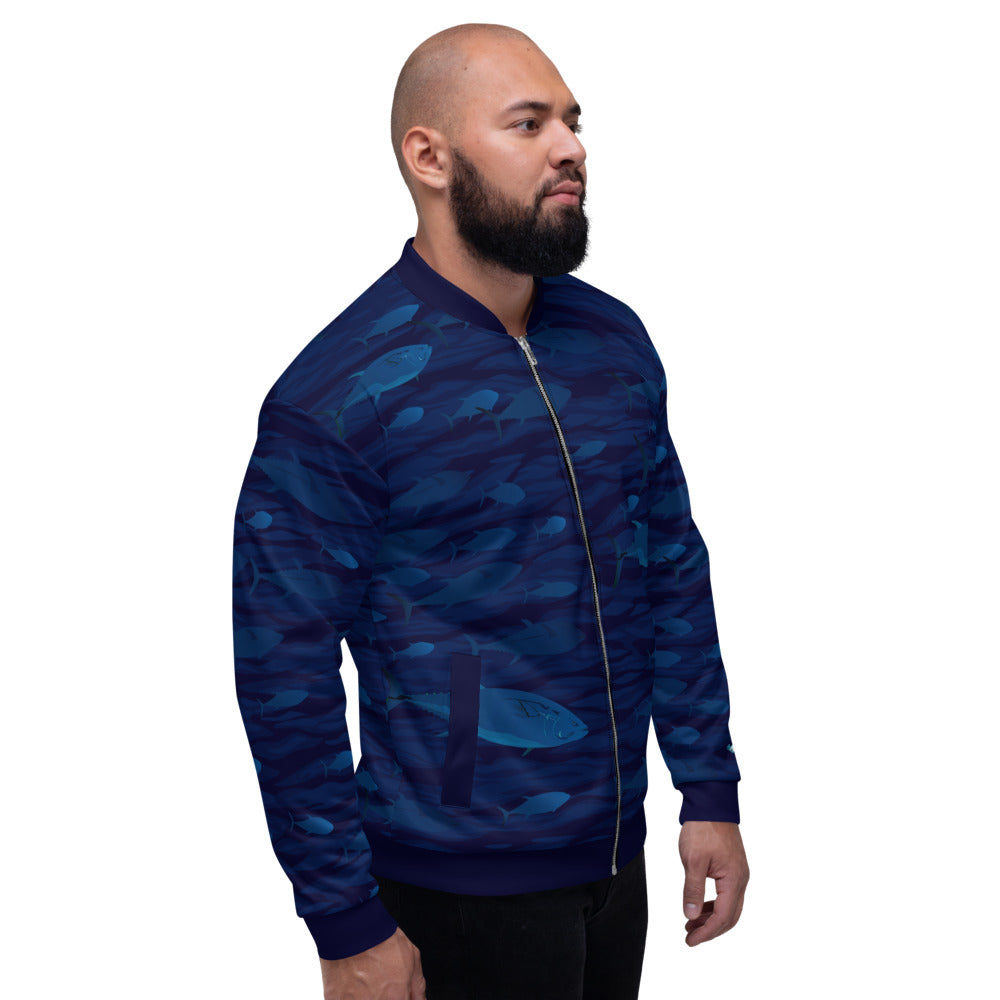 Tuna School Unisex Bomber Jacket - Posh Tide