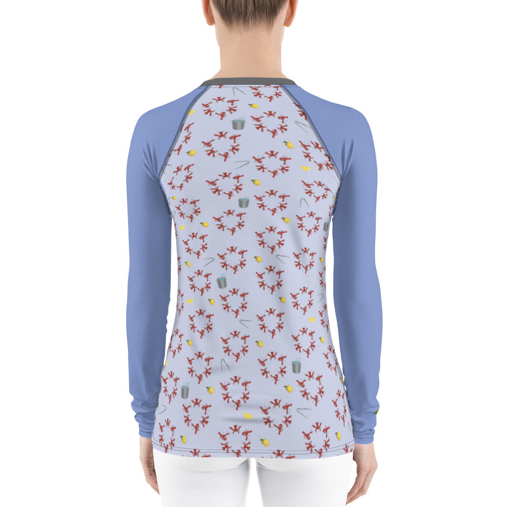 Lobster Pots Women's Rash Guard - Posh Tide