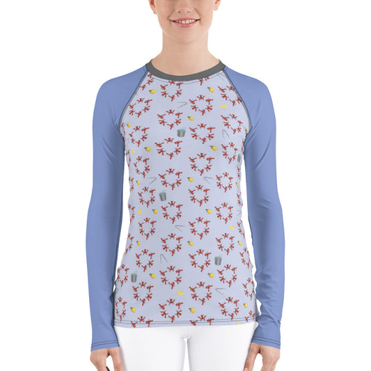 Lobster Pots Women's Rash Guard - Posh Tide