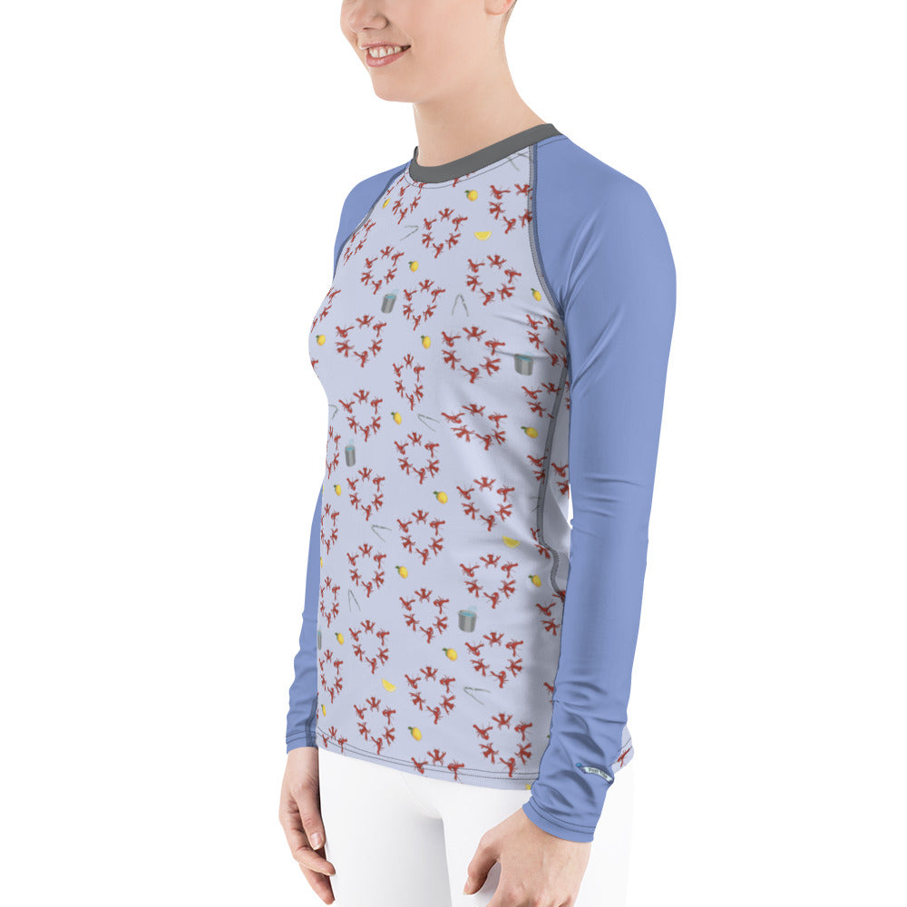 Lobster Pots Women's Rash Guard - Posh Tide
