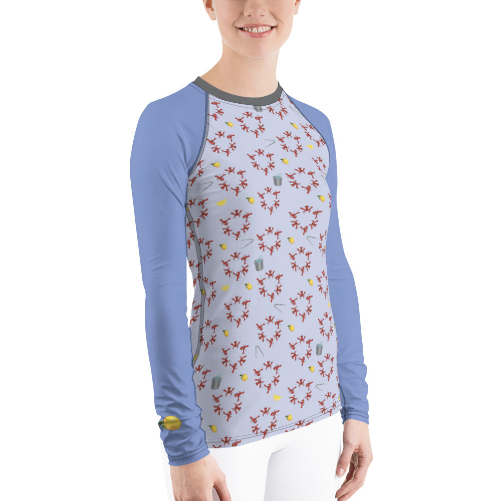 Lobster Pots Women's Rash Guard - Posh Tide