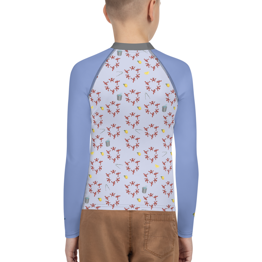 Lobster Pots Youth Rash Guard - Posh Tide