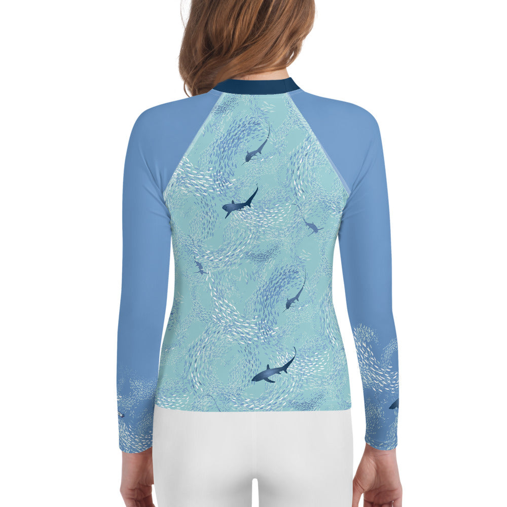 Thresher Sharks Youth Rash Guard - Posh Tide