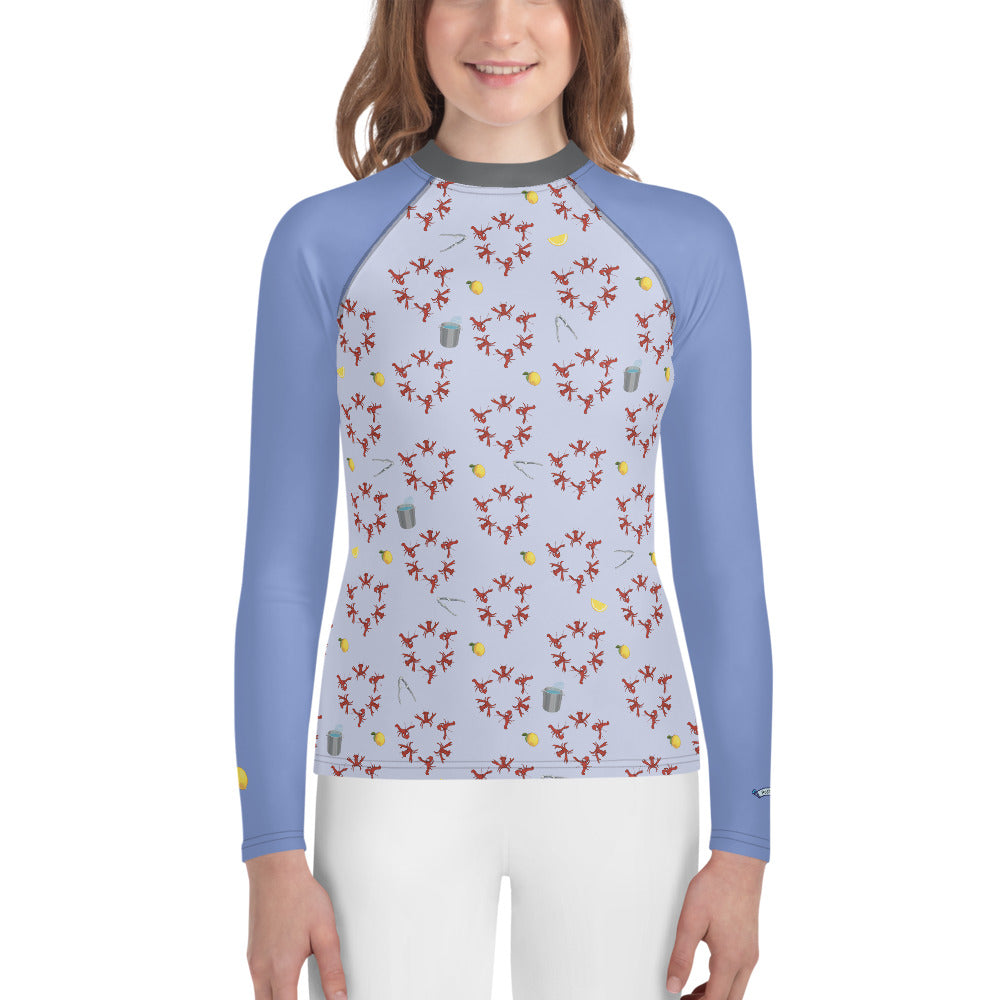 Lobster Pots Youth Rash Guard - Posh Tide