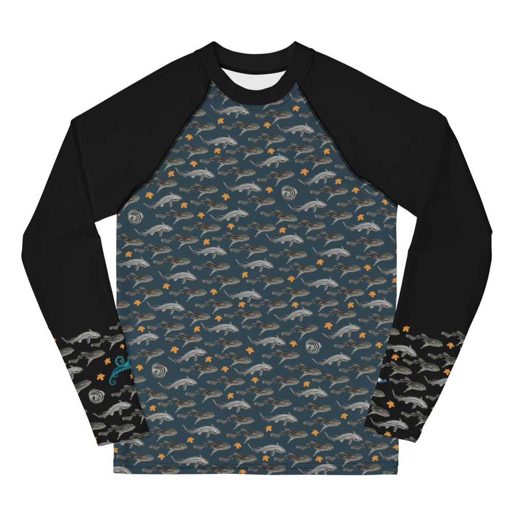 Pyjama Sharks Youth Rash Guard - Posh Tide
