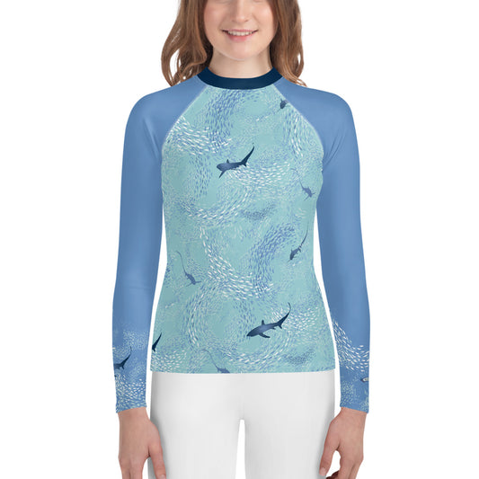 Thresher Sharks Youth Rash Guard - Posh Tide