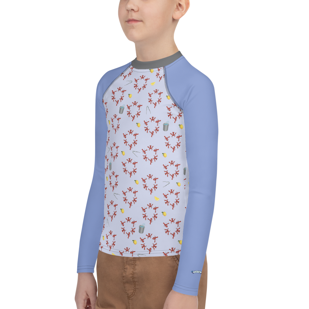 Lobster Pots Youth Rash Guard - Posh Tide