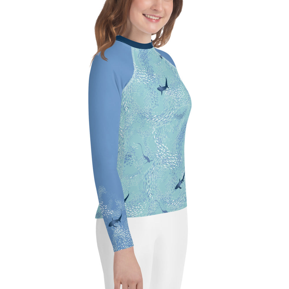 Thresher Sharks Youth Rash Guard - Posh Tide