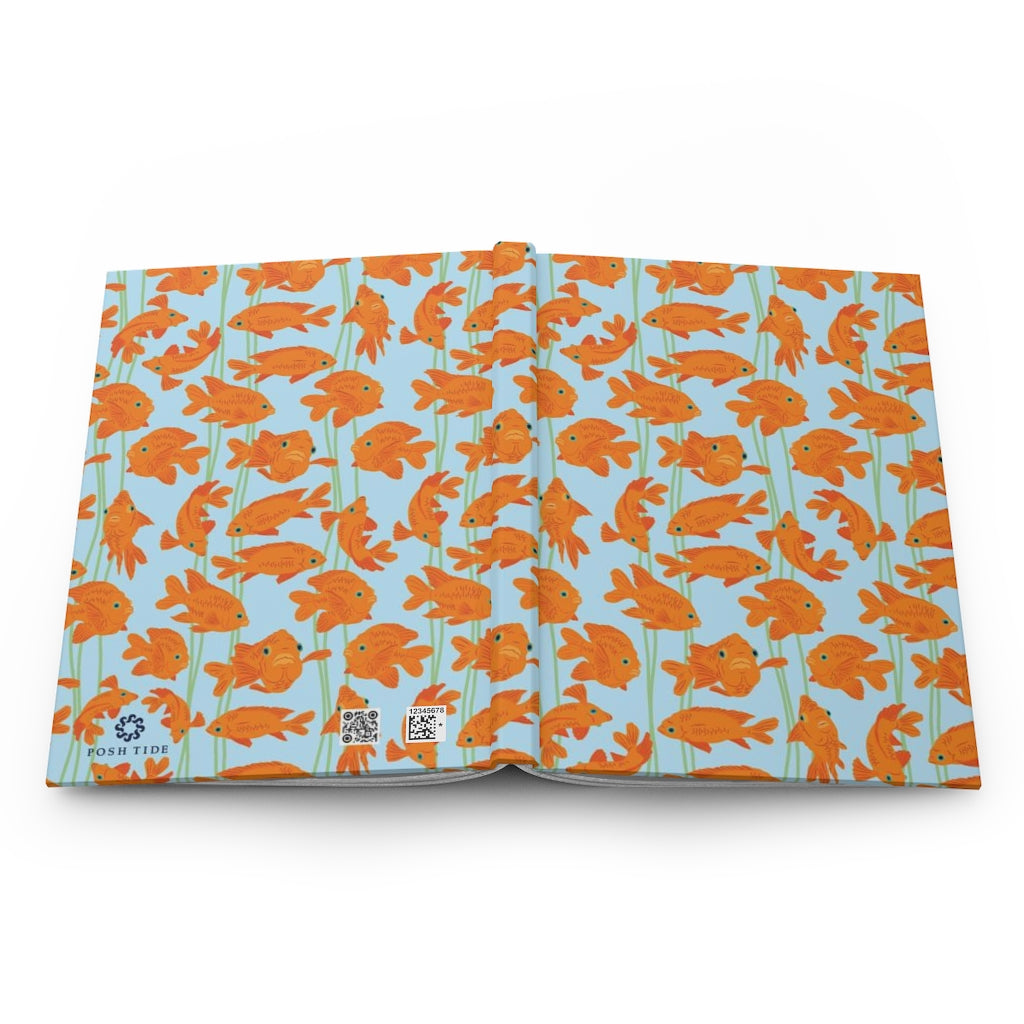 Garibaldi Orange Hardcover Journal - Posh Tide