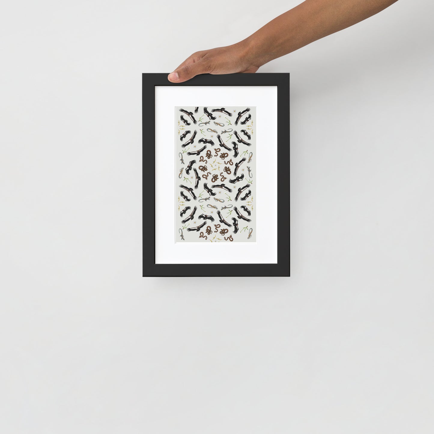 Parthenogenesis on Land Matte Paper Framed Poster