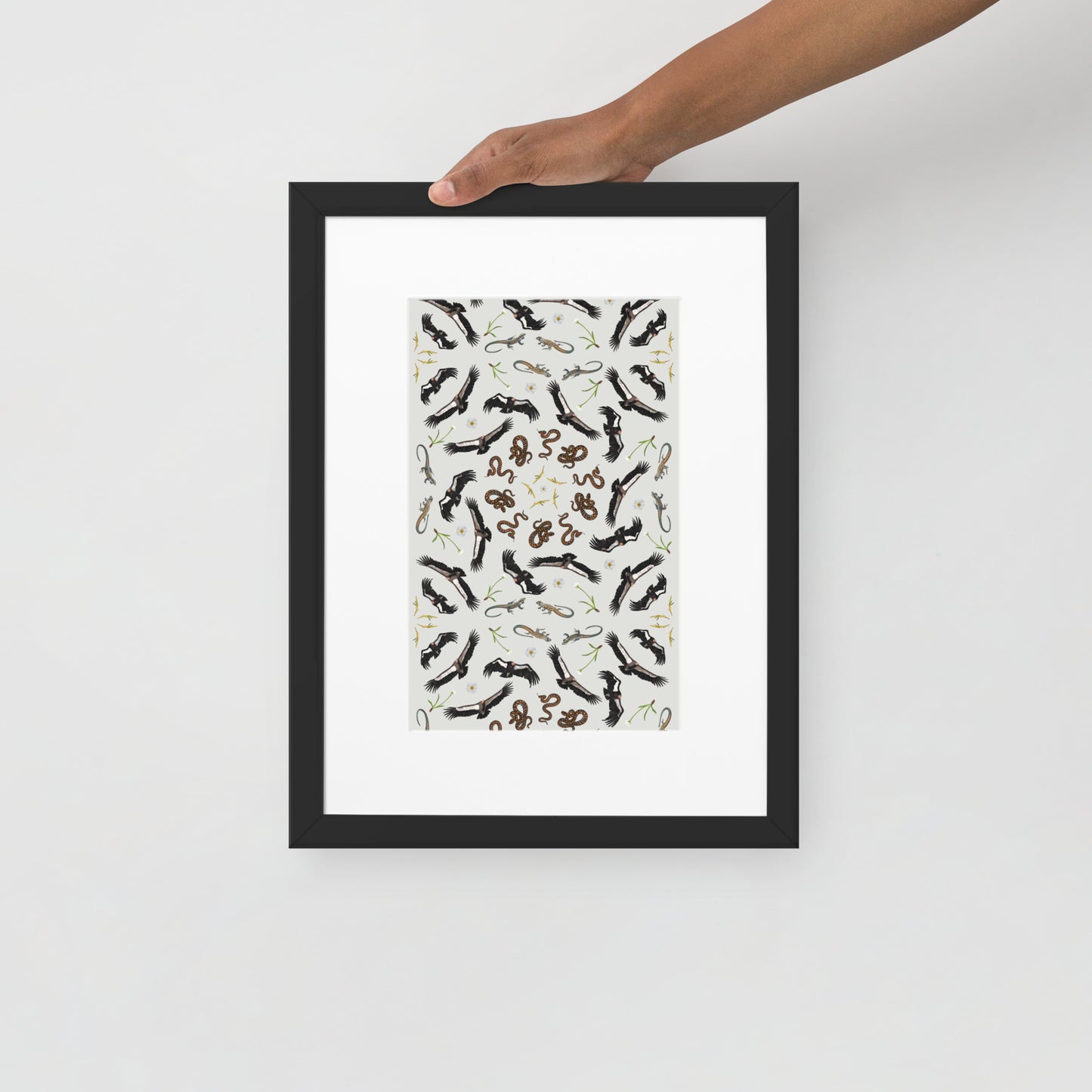 Parthenogenesis on Land Matte Paper Framed Poster