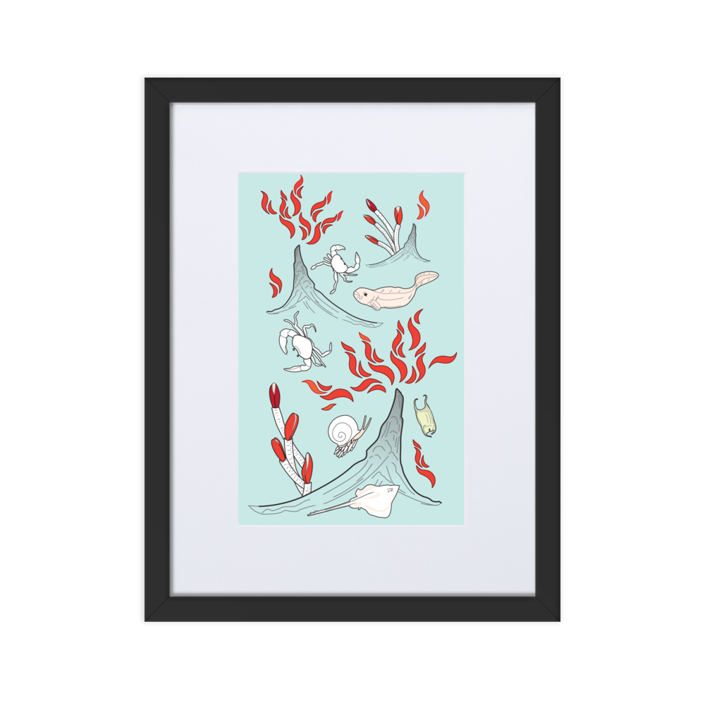 Hydrothermal Vents Matte Paper Framed Poster With Mat