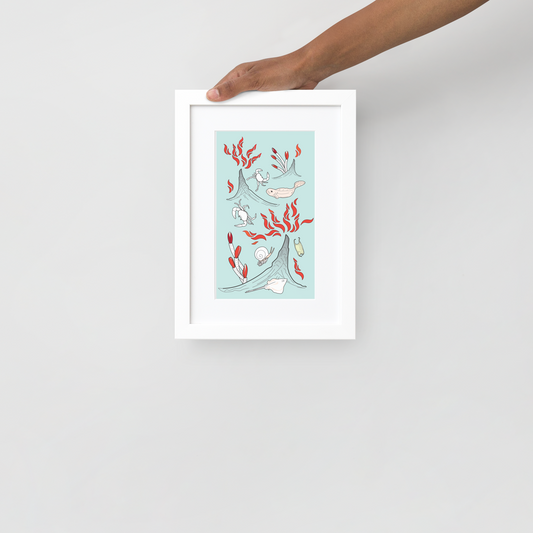 Hydrothermal Vents Matte Paper Framed Poster With Mat