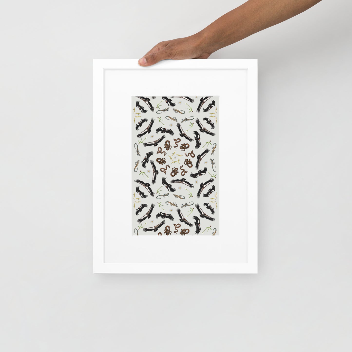 Parthenogenesis on Land Matte Paper Framed Poster