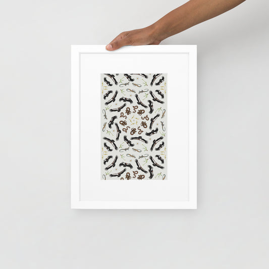 Parthenogenesis on Land Matte Paper Framed Poster