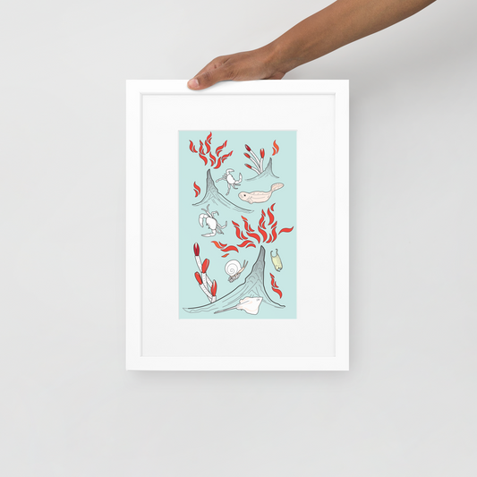 Hydrothermal Vents Matte Paper Framed Poster With Mat